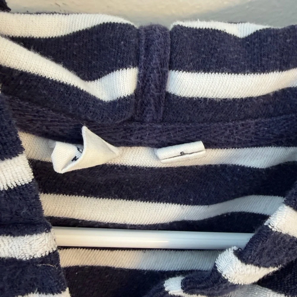 GAP Kids Navy and White Striped Swim Coverup small pool beach